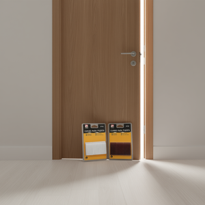 Cunas Para Puerta 3Pcs White And Brown Door Cradle For Doors - Product Image 2