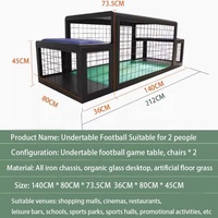 Machine de football sous table pour jouer à football assis, jeux sportifs, jeux interactifs, jeux événementiels, accessoires pour événements de carnaval