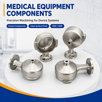 Pièces médicales usinées sur mesure certifiées ISO13485, service d'usinage CNC, usinage par électroérosion à fil, pièces en aluminium compatibles avec les IRM