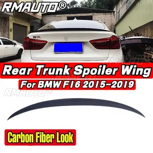 Aileron arrière de coffre pour BMW F16, kit carrosserie noir brillant style MP, aileron arrière pour BMW X6 F16 2015-2019, accessoires auto - Product Image 2
