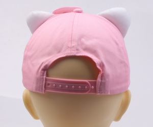 Gorra Infantil Unisex para las Cuatro Estaciones, con Diseño 3D de <span class=keywords><strong>Hello</strong></span> <span class=keywords><strong>Kitty</strong></span>, Borde Brillante, de Fibra de Poliéster Suave, Ajustable, para Exteriores - Product Image 3