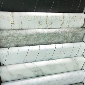 furniture kitchen cabinet door vacuum membrane press mdf lamination marble design pvc decorative film foil manufacturer