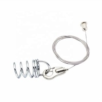 Kit combiné de panneaux insonorisants en coton réglables et faciles à installer avec ligne de suspension en fil d'acier