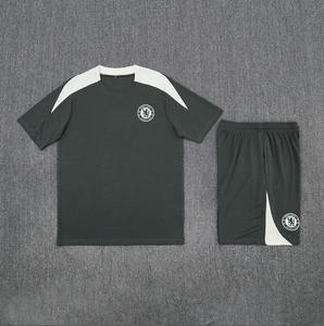 <span class=keywords><strong>Ensemble</strong></span> d'entraînement <span class=keywords><strong>de</strong></span> football Chelsea Paris pour homme, 100% fibre <span class=keywords><strong>de</strong></span> bambou, col montant, motif uni - Product Image 5