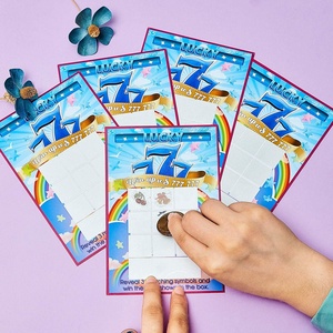 Annonce <span class=keywords><strong>de</strong></span> grossesse personnalisée cartes à gratter roman naissance révéler faux billets <span class=keywords><strong>de</strong></span> loterie matériel en carton - Product Image 3