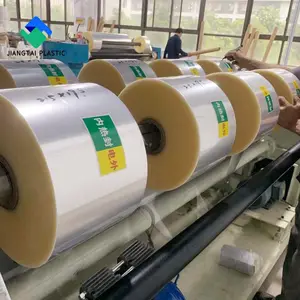 Jiangtai Plastic Glossy Matt Bopp Thermal Lamination Film Glue Roll Dry Lamination film bopp laminating