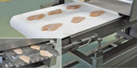 Filet de longe de porc schnitzel aplatir machine alimentaire usine utiliser YYJ600
