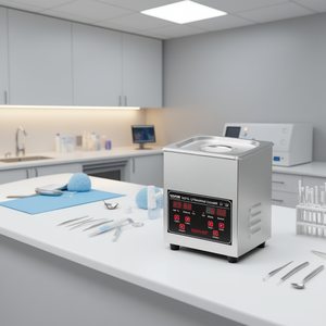 Limpiador ultrasónico digital Vevor de 1.3L de acero inoxidable con temporizador y calentador para uso en joyería y odontología - Product Image 2