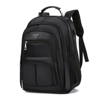 Mochilas Escolares de Viaje con Logotipo Personalizado al por Mayor, Gran Capacidad, Asa de Aluminio Inteligente con USB, Impermeables, Mochila Económica para Portátil, para la Universidad