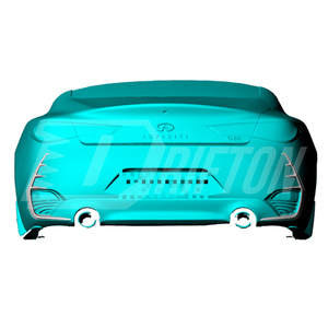 Alerones Laterales Traseros de Fibra de Carbono Drifton C-Blades para Infiniti Q60, Tejido 3K/6K/12K, Acabado Brillante/Mate, Protección UV - Product Image 5
