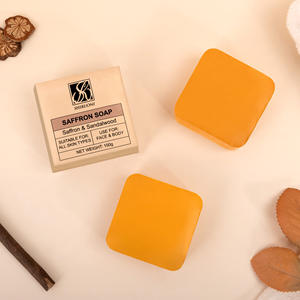 Private Label Handmade Natural Sandelholz Safran Ziegenmilch Ent bräunung Self Tan Remover Deodorant Bar Seife - Product Image 1