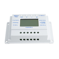Contrôleur de charge solaire MPPT PWM 10A 20A 30A 40A 60A 80A 12V/24V à principe 0 couche