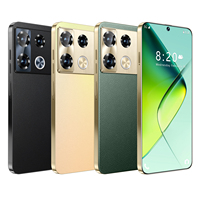 Directo de fábrica 16GB + 1TB Note 40 Pro 72MP + 108MP Desbloqueo facial Pantalla completa de 144Hz Octa Core CPU Android 14 Teléfono inteligente en inglés