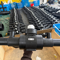 Accesorios de Tubería de Fusión a Tope de HDPE PE100 PN16 SDR11 DN20-DN1600mm Moldeados por Inyección para Tuberías de Agua y Gas, Certificación CE, Directo de Fábrica