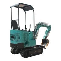 Moteur diesel d'occasion E.P la plus petite perche et bras à longue portée, attelage rapide, marche derrière une pelleteuse compacte à vendre