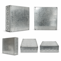 Caja de Conexiones de Acero Galvanizado IEC 61386, Caja Metálica Pre-Galvanizada para Conductos, Caja Eléctrica Metálica SEC Chile
