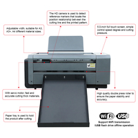 Machine de découpe numérique à servomoteur haute vitesse pour traceur multi-feuilles A4 A3+ avec alimentation automatique pour étiquettes et autocollants en vinyle