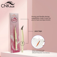 Pince à cils professionnelle en acier inoxydable de haute précision Clips floraux Style chinois pour l'application permanente des cils