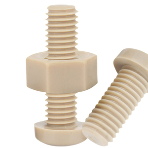 High Temperature Heat Resistant <b>Plastic</b> PEEK Cross Pan Head <b>Screw</b> and Nut Assemblies M2 M3 M5 <b>Plastic</b> <b>Screw</b> Nut Assembly - Product Image 3