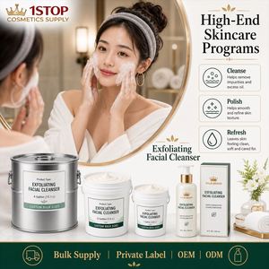 <span class=keywords><strong>Gel</strong></span> Exfoliante de Algas Marinas, Fórmula de <span class=keywords><strong>Gel</strong></span> Espumoso para Exfoliar, Limpieza Profunda de la Piel, Eliminación de Piel Muerta, Limpiador Facial Personalizado - Product Image 4
