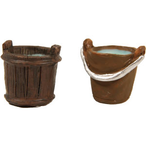 ZICOM - Juego de 2 Accesorios para Escena de Natividad, Alemania, 2.5 cm de Altura, 2.6 cm de Diámetro, Modelo de Escultura 9069-Z235 - Product Image 1