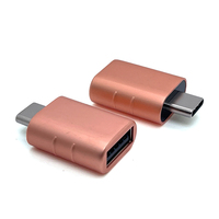 Adaptor JL USB-C ke USB 3.0 AF untuk Laptop dengan Cangkang Paduan Seng, Pelindung Kabel, Kecepatan 10G & Perlindungan Sirkuit Pendek