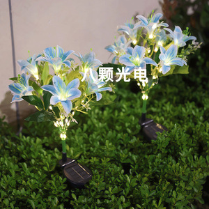 Luces Solares de Jardín LED con Forma de Lirio, 7 Cabezas, Decoración Exterior con Energía Solar, Resistentes al Agua, Portátiles - Product Image 2