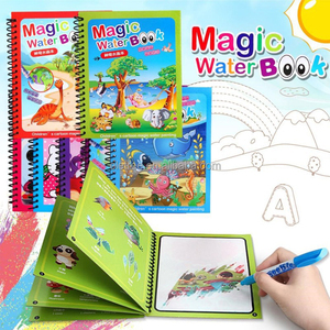 Libro De Pintura De Agua Reutilizable Magic Water Drawing Book Educativo Juguete Regalo Para Infantil <span class=keywords><strong>Nino</strong></span> - Product Image 6