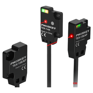 Sensor Fotoelétrico Óptico Difuso Quadrado Ultrafino e Compacto PEX-14 30mm PNP NPN NO NC 12-24V DC - Product Image 4