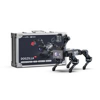 Robot chien mécanique à quatre pattes Raspberry Pi 5 avec intelligence artificielle visuelle, bras robotique pour modèles grand format, intelligence embarquée et reconnaissance vocale CM5