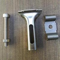 Fixation de panneau de grille en acier galvanisé de fabrication professionnelle, pince d'installation, attache de grille, clip de fixation de type grille