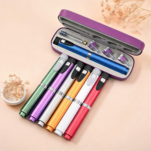 Refillable Alloy Portable Liquid Delivery <b>Pen</b> Fine Adjust Handheld Skin Care Equipment Reusable Metal Facial Essence Applicator - Product Image 1