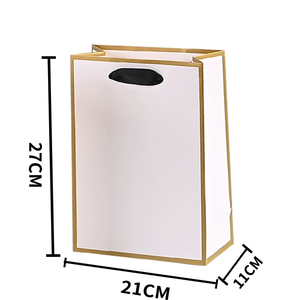 Baoren Read to Ship <b>White</b> Paper Packaging <b>Bag</b> Low MOQ Source Manufacturer Environment Friendly Paper <b>Bags</b> for <b>Small</b> Business - Product Image 1