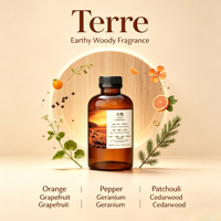 CAOH0654 Huiles parfumées Terre Spicy Woody Scents Crearoma, best-sellers pour l'utilisation avec des nébuliseurs aromatiques