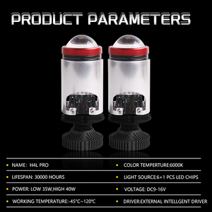 Sanvi Bas Prix H4L PRO Vente en Gros Mini H4 Bi Led Projecteur Lentille Phares Auto Ampoules pour Voitures Plug and Play - Product Image 6