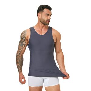 Gilet <span class=keywords><strong>de</strong></span> compression amincissant pour homme, <span class=keywords><strong>correcteur</strong></span> <span class=keywords><strong>de</strong></span> <span class=keywords><strong>posture</strong></span>, gaine ventre plat, brûle-graisse, corset <span class=keywords><strong>de</strong></span> poitrine, <span class=keywords><strong>t</strong></span>-<span class=keywords><strong>shirt</strong></span> <span class=keywords><strong>de</strong></span> modelage - Product Image 4