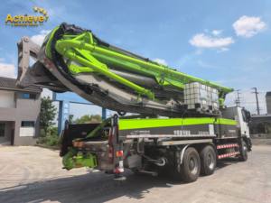 Camión Pluma de Hormigón <span class=keywords><strong>Zoomlion</strong></span> 49X-6RZ Totalmente Inspeccionado y Reconstruido, Brazo de 50 m, Capacidad de 180 M³/h, Listo para Trabajar - Product Image 4