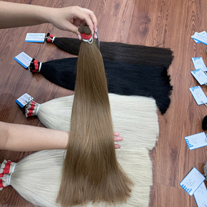 ผมต่อแบบตรง30นิ้วทำจากผมคนเวียดนามดิบ100% หรูหรา - Product Image 2