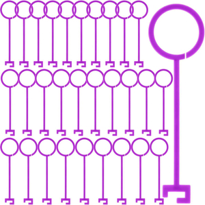 Secure Purple Plastic Clamp <b>Hook</b> for Outdoor Sign Board Hanging Lightweight Durable Holder <b>Clip</b> - Product Image 4