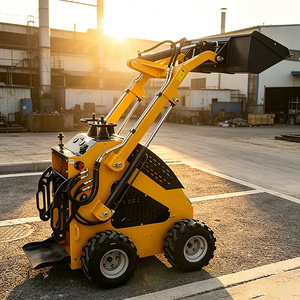 Mini Compact <b>Wheel</b> Front Skid Steer <b>Small</b> Track High Efficiency Construction Farm Garden Use Engine - Product Image 2