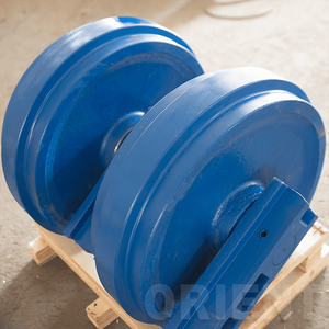 Bauer rol <span class=keywords><strong>Idler</strong></span> <span class=keywords><strong>BG40</strong></span> awet untuk bor putar Rig Piling Rig penggali bagian bawah roda penahan depan - Product Image 4