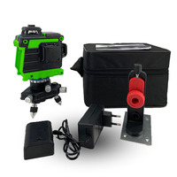 Deko — niveau Laser vert 3D automatique à 12 lignes, transversales horizontales et verticales, avec Auto-nivellement, pour l'intérieur et l'extérieur