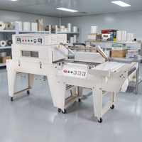 Machine d'emballage semi-automatique électrique pour film POF, carton, boîte, livre, bouteille, avec scellage thermique en L et film rétractable, facile à utiliser