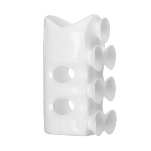 Shower Head Suction Cup Silicone Universal <b>Bracket</b> For Bathroom Shower Fixing Adhesive Base <b>White</b> Blue Pink TPR Minimalist - Product Image 3