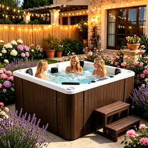 Jacuzzis Exteriores para 4 Personas en Venta a <span class=keywords><strong>Precio</strong></span> Económico, Bañeras de Hidromasaje Acrílicas de Lujo, Spa <span class=keywords><strong>Exterior</strong></span> - Product Image 2
