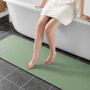 <span class=keywords><strong>Tapis</strong></span> <span class=keywords><strong>de</strong></span> <span class=keywords><strong>bain</strong></span> <span class=keywords><strong>vert</strong></span> 47x17 pouces, grand <span class=keywords><strong>tapis</strong></span> <span class=keywords><strong>de</strong></span> <span class=keywords><strong>bain</strong></span> en terre <span class=keywords><strong>de</strong></span> diatomée à séchage rapide, antidérapant avec dos en caoutchouc, <span class=keywords><strong>tapis</strong></span> <span class=keywords><strong>de</strong></span> douche - Product Image 1