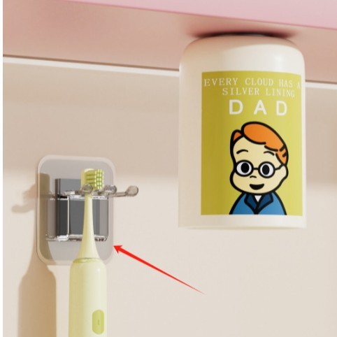 Toothbrush holder [mouthwash cup not included]