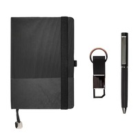 Cadeaux personnalisables, design personnalisé, emballage de luxe, carnet à couverture rigide en PU, boîte cadeau, journal, carnet d'écriture A5, ensemble cadeau pour entreprise