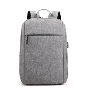 时尚定制徽标铝制手柄男士旅行商务学校低价促销礼品笔记本电脑背包带USB