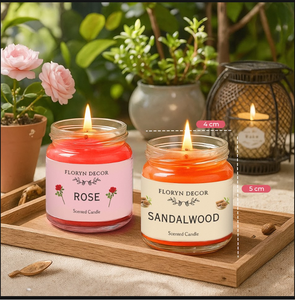 Wholesale Aromatherapy Uplifting Scented Jar <b>Candle</b> <b>Gift</b> <b>Set</b> of 6 Premium Fragrance <b>Candles</b> for Home Decor Relaxation and <b>Gifts</b> - Product Image 4